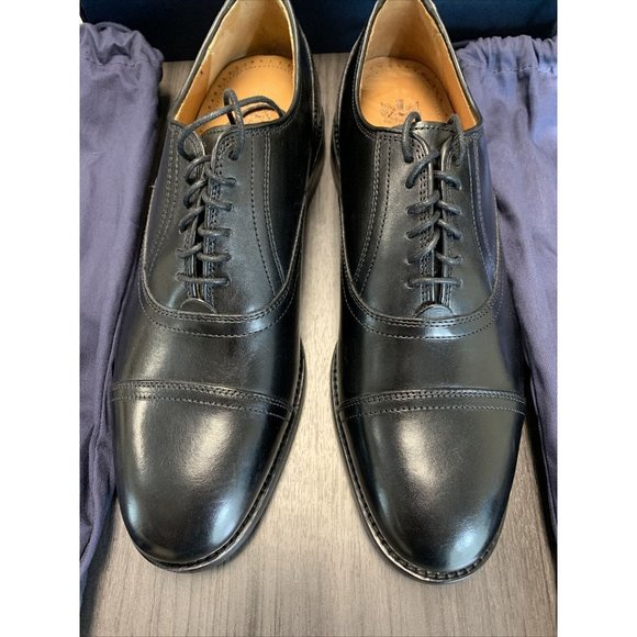 Cole Haan Grand 360 Men Black Leather Cap Toe Oxford Lace Up Dress Shoe Kneeland main image 7